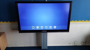 Clevertouch with AV Plate