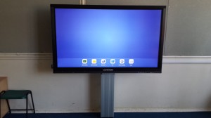 Clevertouch screen installed