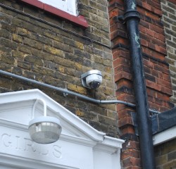 cctv installed outside home