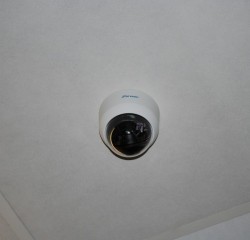 CCTV camera installed