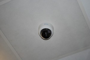 CCTV camera installed