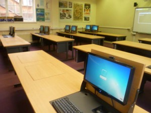 flip view desks in classroom