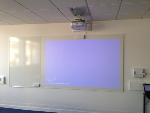 projector turned off